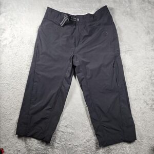 Mountain Hardwear Pants Mens Medium Gray Cropped Hiking Quick Dry Outdoor